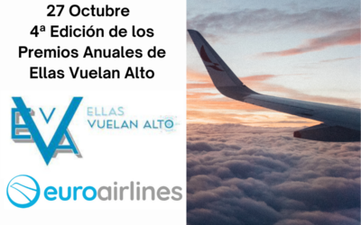 La compañía Euroairlines y la consultora LLM Aviation se unen como empresas colaboradoras a la Asociación “Ellas Vuelan Alto”.